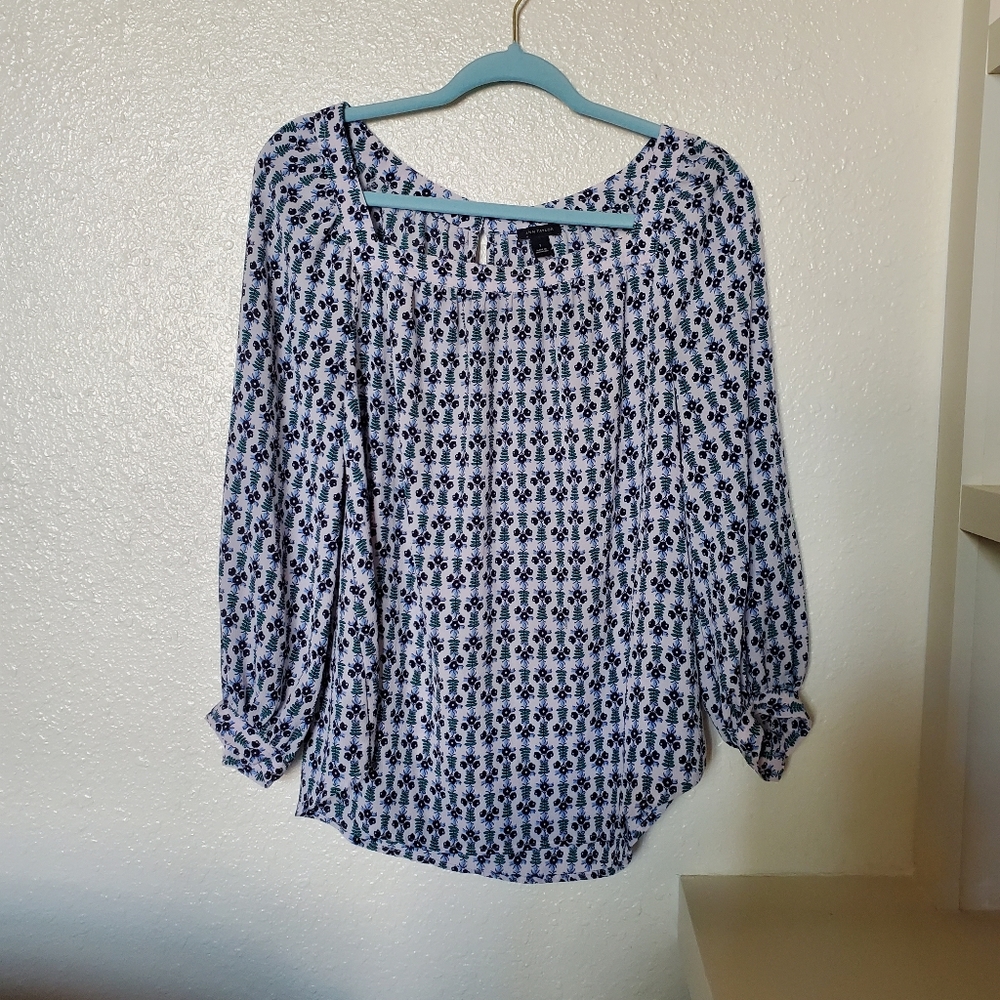 Ann Taylor Floral Blouse
